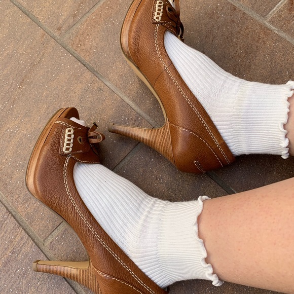 Y2K Nine West Brown Pumps - Picture 2 of 10